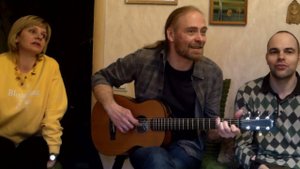 Феликс Давыдов "Музыкант играл на скрипке" (Б. Окуджава).  Квартирник в ОАЗИСе (Обнинск)