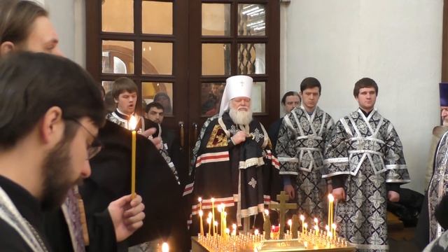 Богослужение в понедельник Первой Седьмицы Великого поста