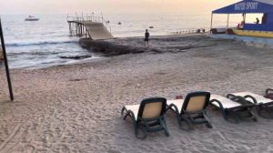 Обзор пляжа и моря отеля Ноксин Клаб/NOXINN CLUB 5*.Отели второй линии,Алания.Сайт летимотдыхать.р