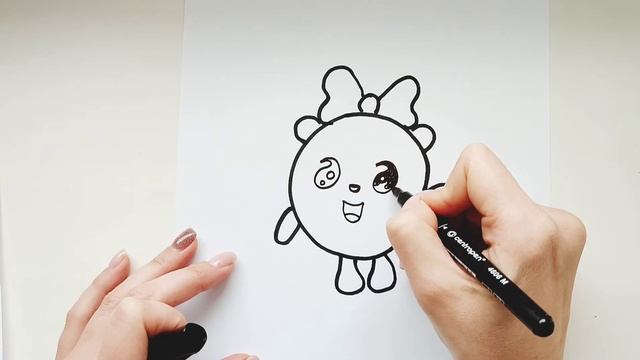 How to draw Pandy from 'babyriki' / Как нарисовать Pandy из 'babyriki' смотреть онлайн