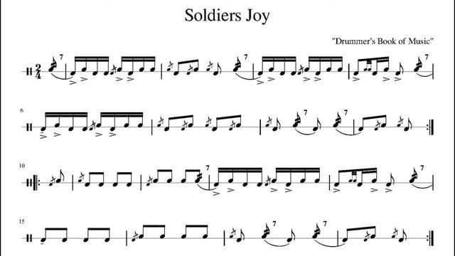 Revolutionary War Drum Beatings | Soldiers Joy смотреть онлайн