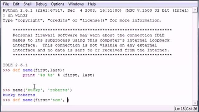 Python Programming Tutorial Series From scratch (28 Default Parameters) | Tutorials point