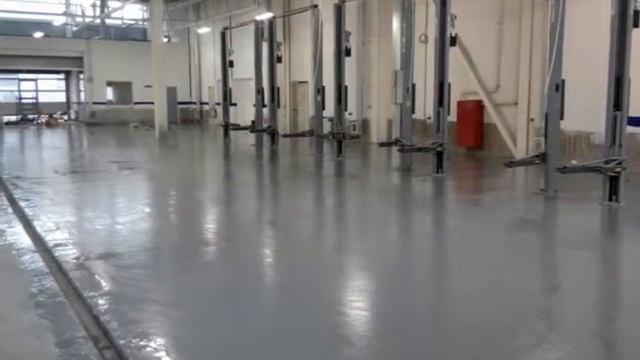 наливной пол на СТО смотреть онлайн