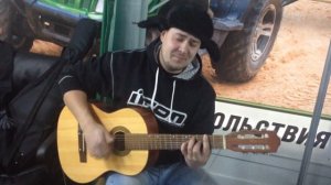 Cчастье вдруг в тишине постучалось в двери (Сover) на гитаре