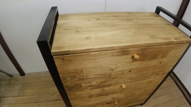 Мебель лофт. Комод в стиле лофт/Loft furniture. Loft-style chest of drawers смотреть онлайн