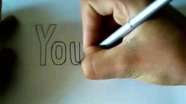 How To Draw logo Youtube / Как нарисовать логотип Ютуба / смотреть онлайн