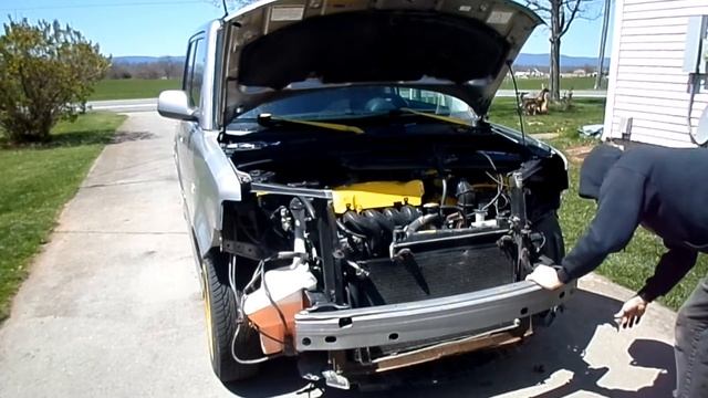 2005 scion xb Radiator Support fix part from amazone смотреть онлайн