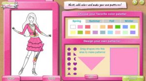 Barbie A Fashion Fairytale: Glitterized Fashions Game