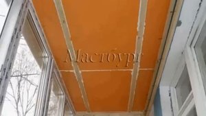 поэтапная отделка лоджии