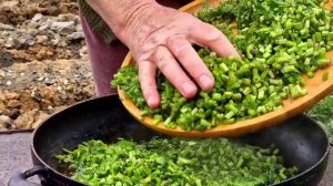 Жаренная крапива Чиргин Азербайджанская Кухня Деревенская Кухня Рецепты бабушки