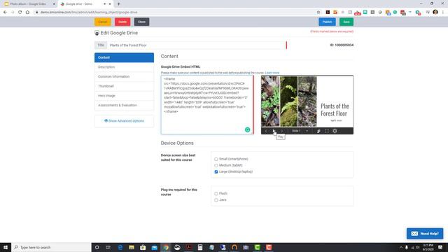 KMI LMS: Google Drive and Office 365 Demo смотреть онлайн