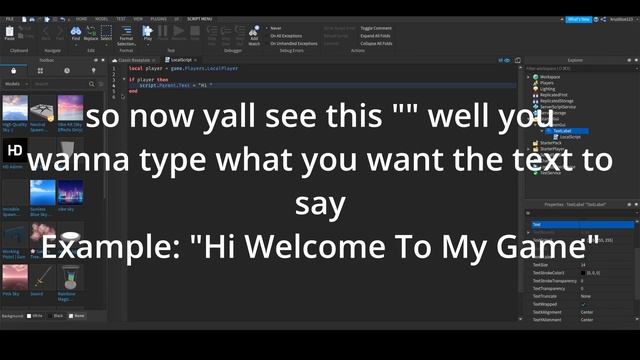 Players Name In TextLabel! | Roblox Studio смотреть онлайн
