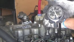 Проверка компрессии двигателя D4BH 3864608 Starex