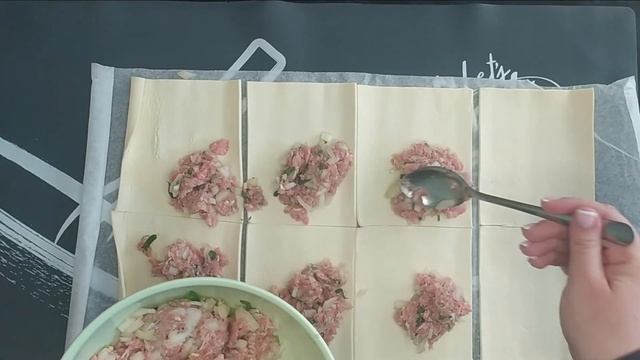Супер слоеная хрустящая Самса ! Самса из готового слоеного теста !