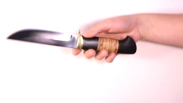 Нескладной нож Таежник из нержавейки - ручная работа смотреть онлайн