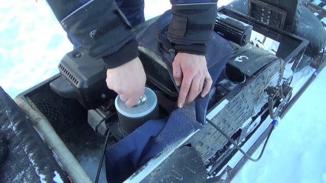 Самодельный мотобуксировщик для рыбалки