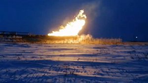 Сжигание природного газа при разработке и эксплуатации месторождений