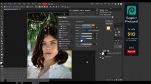 How to Create a Dark Phoenix-inspired INTERNAL GLOW EFFECT in Photopea/Photoshop