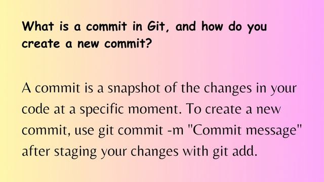 Git Interview Questions with Answers -#git #devops #technology #learning #computer