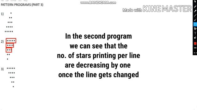 Java Class 10 ICSE (Pattern Programming) Part 3