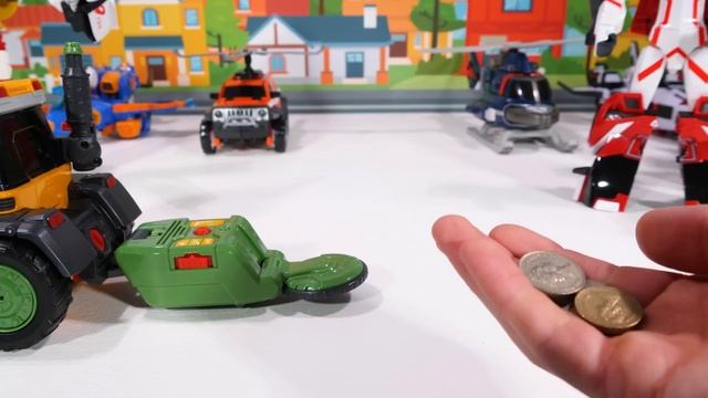 Learn Vehicle Names with Transforming Robots for Kids! смотреть онлайн