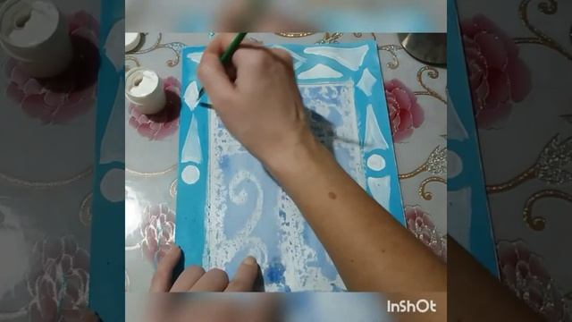 Рисование с помощью свечи.