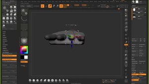 Лепка руки в ZBrush