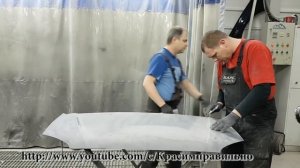 Ремонт капота часть 9/9 Шлифовка грунта, подготовка под покраску