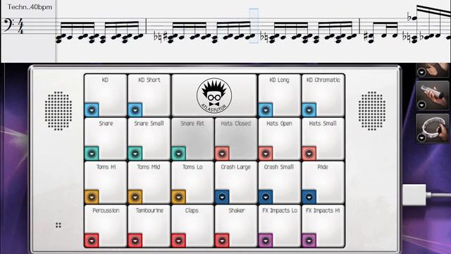 Techno Beat 140 bpm - drum pattern - no copyright - midi include смотреть онлайн