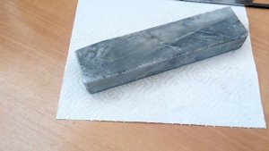 Критский камень часть 2, работа камня с водой и маслом