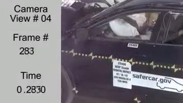 Краш тест Mazda CX-9 2007 (NHTSA) смотреть онлайн