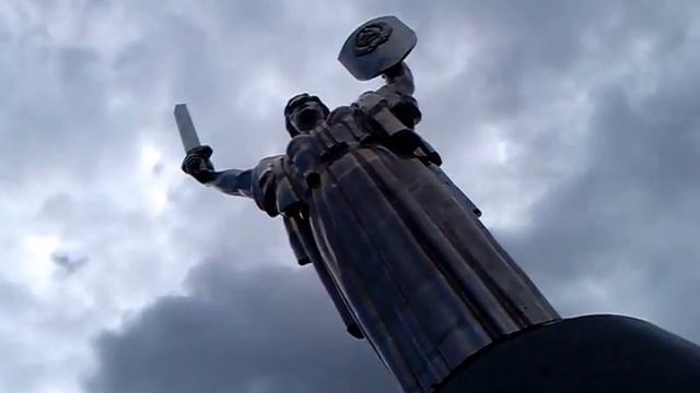 Красота Киева, обзор с памятника Славы. Невероятные панорамы. Родина Мать. Wonderfull Kyiv. Ukraine
