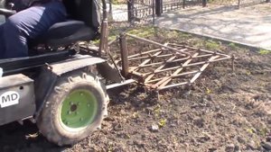 Борона для минитрактора из мотоблока / Переделка бороны