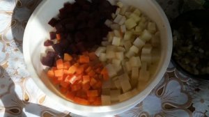 ВИНЕГРЕТ В МУЛЬТИВАРКЕ на раз,два, три.