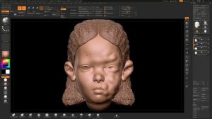 ZBrush. Восстановление симметрии на модели с SubDivision.