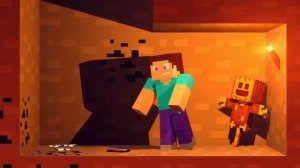 Стив и Алекс МАЙНКРАФТ анимация