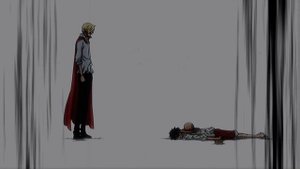 Санджи избивает Луффи