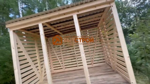 Отзыв Хозблок + дровник смотреть онлайн