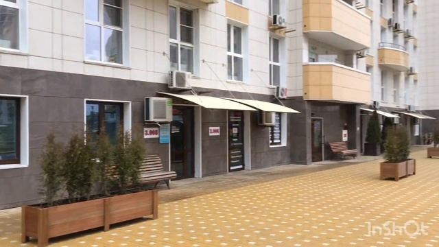 Квартиры посуточно в Краснодаре / Внутренний двор ЖК "Большой" / апартаменты в Краснодаре