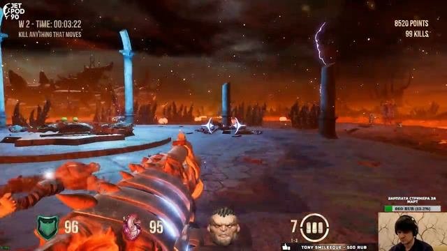ОБЗОР игры "HELLBOUND: SURVIVAL MODE"! Первый взгляд на FPS стилизованный под 90-е от JetPOD90.