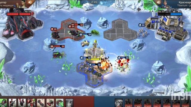 Бог рандома радует нас. Ликвидатор Vs Красноармеец. CnC Rivals Replay.