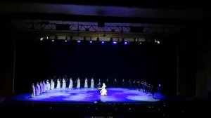 Осетинский массовый ианец СИМД. Исполняет Ансамбль песни и пляски имени Сухишвили. Тбилиси.Грузия