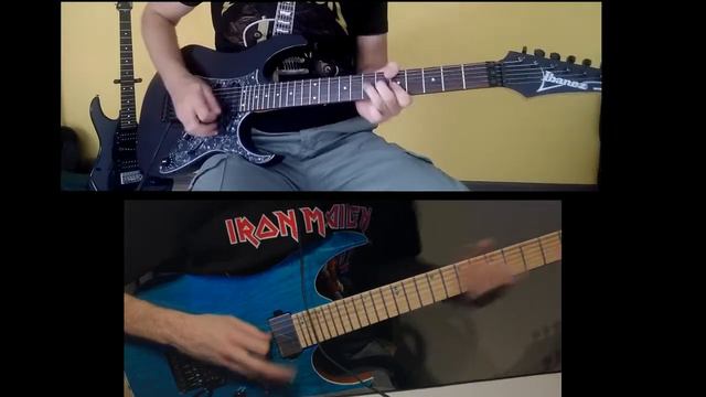 Iron Maiden - Aces High - Full Guitar Cover - смотреть онлайн