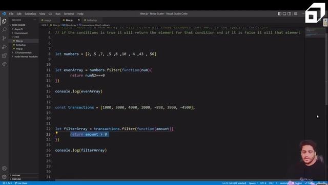 Higher Order Functions in JavaScript #4 | JavaScript Tutorial for Beginners(2023) | Code with Scale