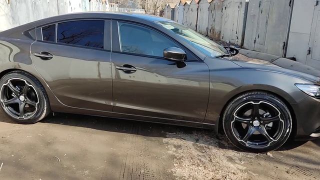 Обзор Мазда6 после смены колес и мойки. смотреть онлайн