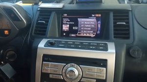 Установка штатной современной системы Nissan Connect 08IT на Murano Z50