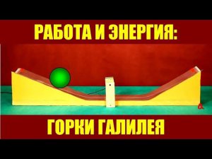 Работа и энергия: горки Галилея