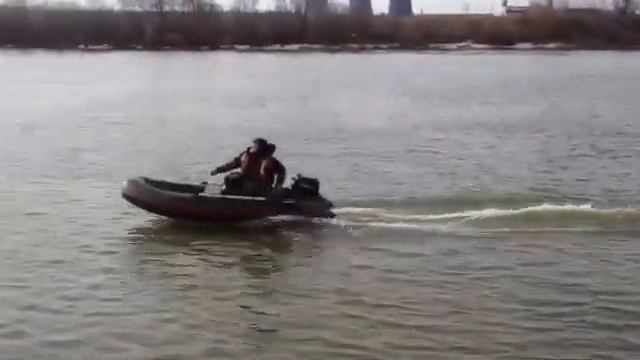 Тест новой лодки Кайман 330, мотор GolfStream (Китаец) 5 лс. смотреть онлайн