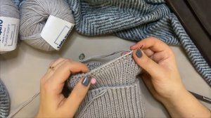 МАСТЕР-КЛАСС Манишка спицами из Lana Gatto Super Soft в 2 нити (ВСЕ РАЗМЕРЫ) - Serebrova_knits