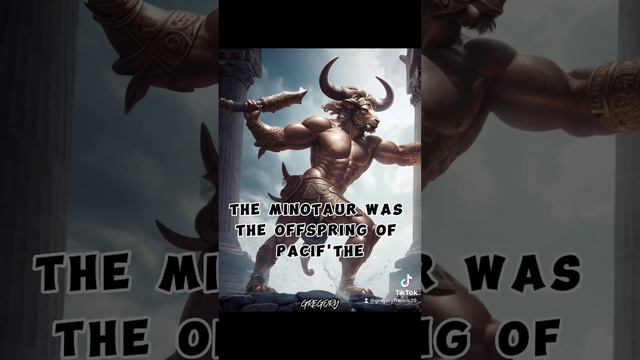 Minotaur Half-human, half-bull #youtubeshort #tiktokvideo #viral #greekmythology #tiktokvideo#reels